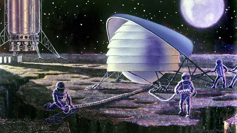 پایگاه فضایی در ماه 